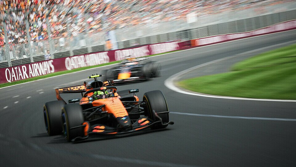 Lando Norris am Sonntag bei der Formel 1 in Australien