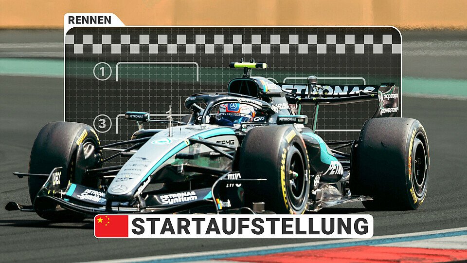 Startaufstellung zum China GP