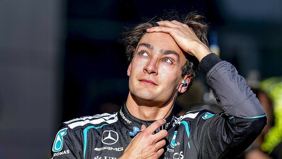 George Russell am Samstag bei der Formel 1 in China
