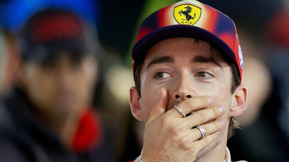 Charles Leclerc am Samstag bei der Formel 1 in China
