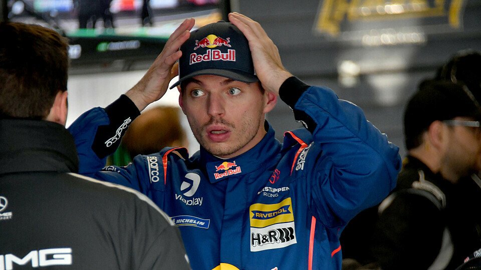 Max Verstappen bei NLS 2 in der Winward-Box
