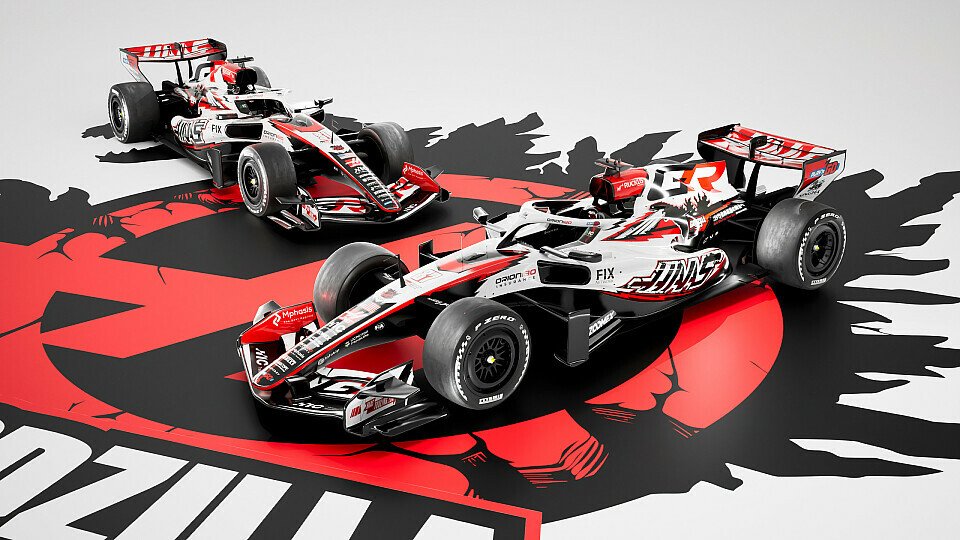 Haas in Godzilla-Lackierung für Japan GP