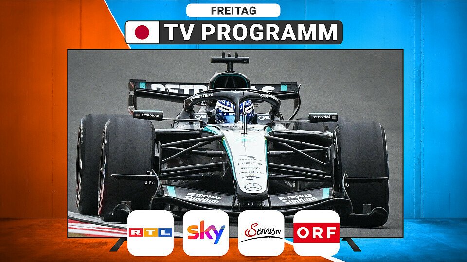 TV Programm zur Formel 1 in Japan am Freitag TV Programm zur Formel 1 in Japan am Freitag