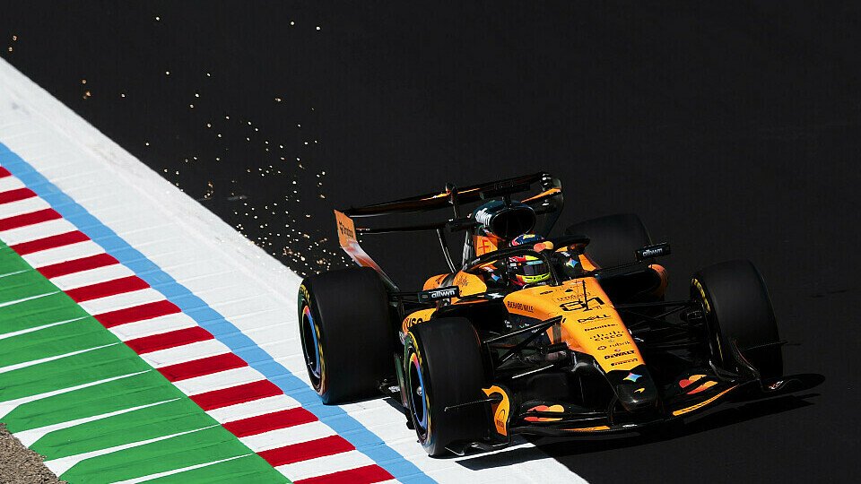 Oscar Piastri sprüht im McLaren Funken Oscar Piastri sprüht im McLaren Funken