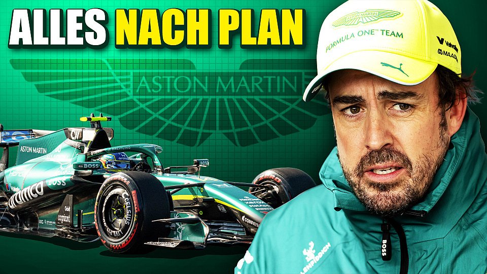 Laut Fernando Alonso verläuft bei Aston Martin alles nach Plan