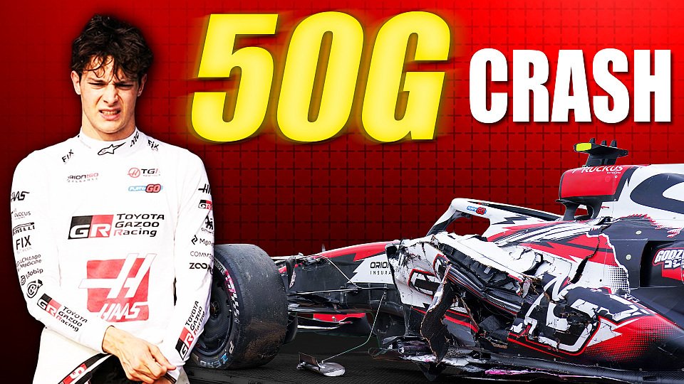 Oliver Bearman hat einen Heftiger Crash mit 50G beim Japan GP Oliver Bearman hat einen Heftiger Crash mit 50G beim Japan GP