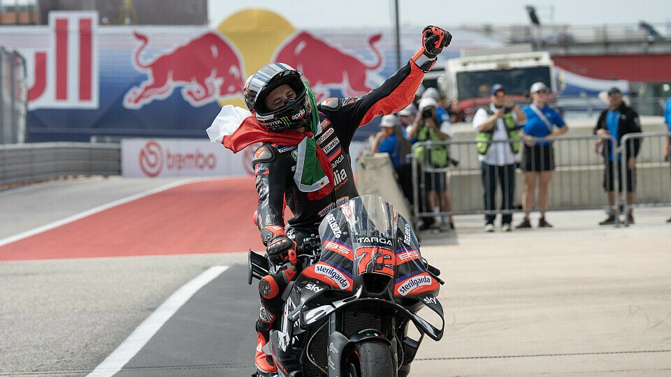 Marco Bezzecchi gewann auch den USA-GP in Austin, Foto: IMAGO / ZUMA Press Marco Bezzecchi gewann auch den USA-GP in Austin, Foto: IMAGO / ZUMA Press