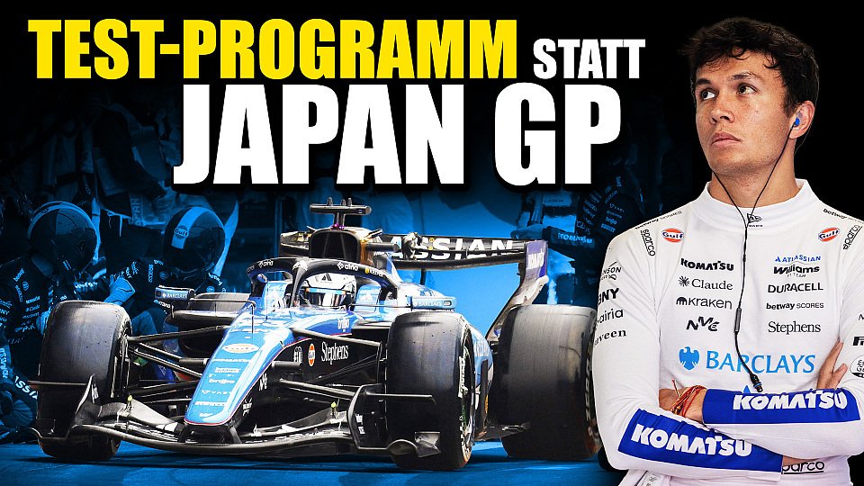 Alexander Albon fährt beim Japan GP ein Test-Programm anstatt ein Rennen
