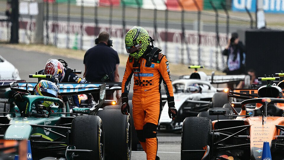 Lando Norris am Sonntag bei der Formel 1 in Japan
