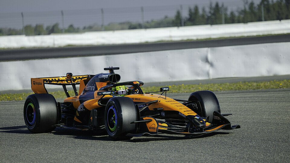 Lando Norris fährt Pirelli-Reifentest am Nürburgring