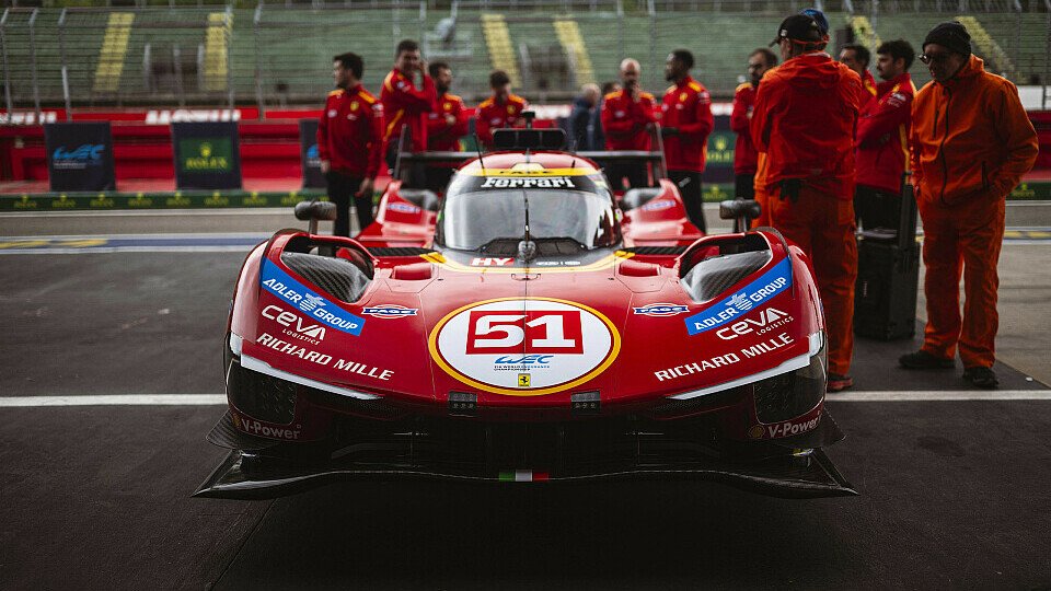 Ferrari beim WEC-Test in Imola