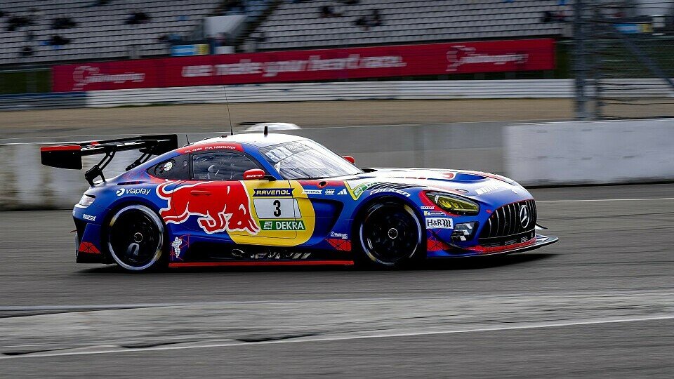 Der Mercedes-AMG GT3 von Max Verstappen und Lukas Auer bei den 24h Qualifiers am Nürburgring