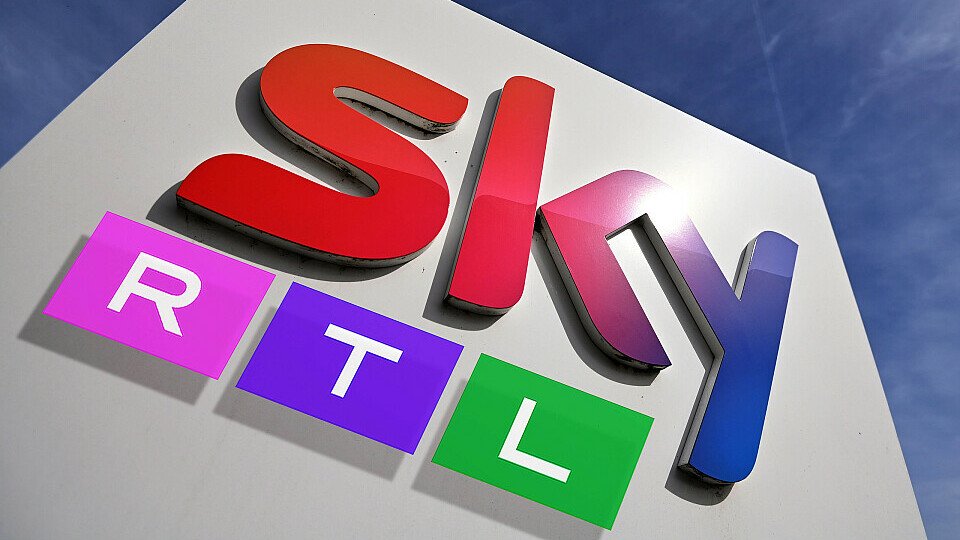 Die Logos von Sky und RTL