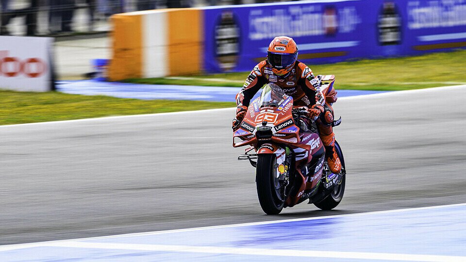 Marc Marquez im Regen in Jerez