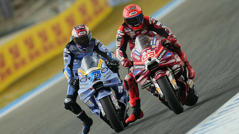 Alex Marquez und Marc Marquez im Duell in Jerez