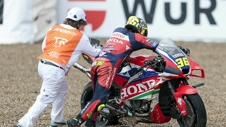 Joan Mir nach Sturz in Jerez