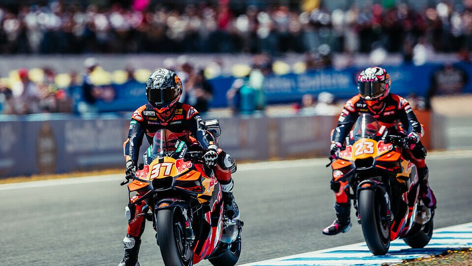 Pedro Acosta und Enea Bastianini fuhren ihren Erwartungen in Jerez hinterher, Foto: KTM Media