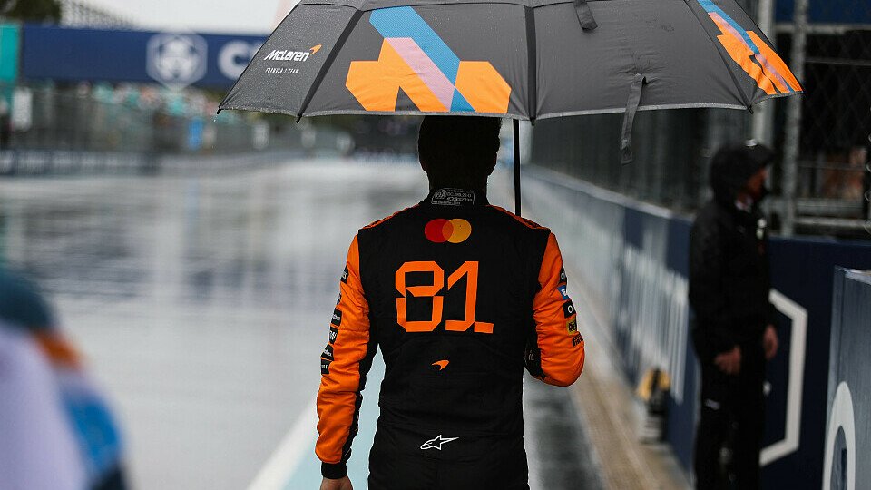 Oscar Piastri im Regen von Miami