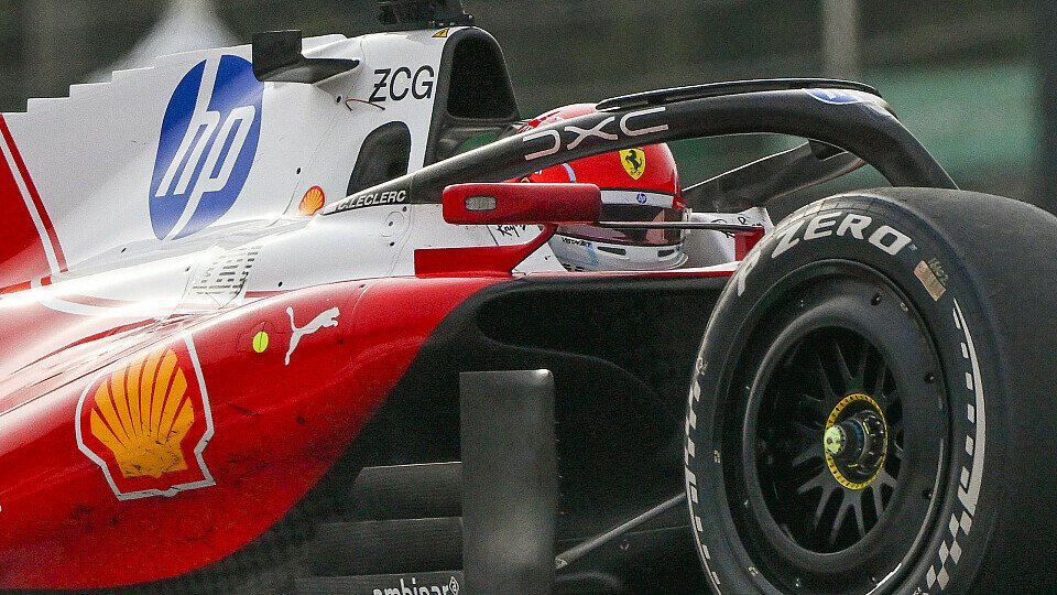 Charles Leclerc im Ferrari