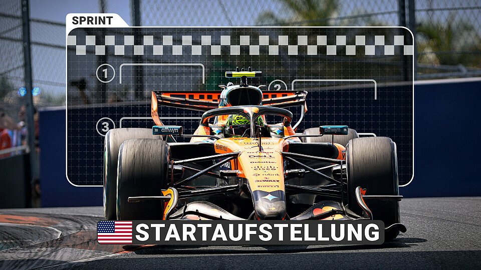 Startaufstellung für das Sprint-Rennen in Miami