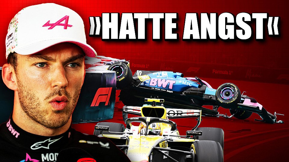 Pierre Gasly hatte Angst bei Miami Crash mit Liam Lawson