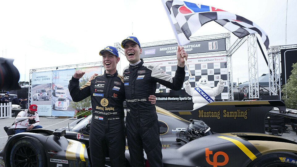 Laurin Heinrich beim IMSA-Rennen in Laguna Seca mit JDC-Porsche