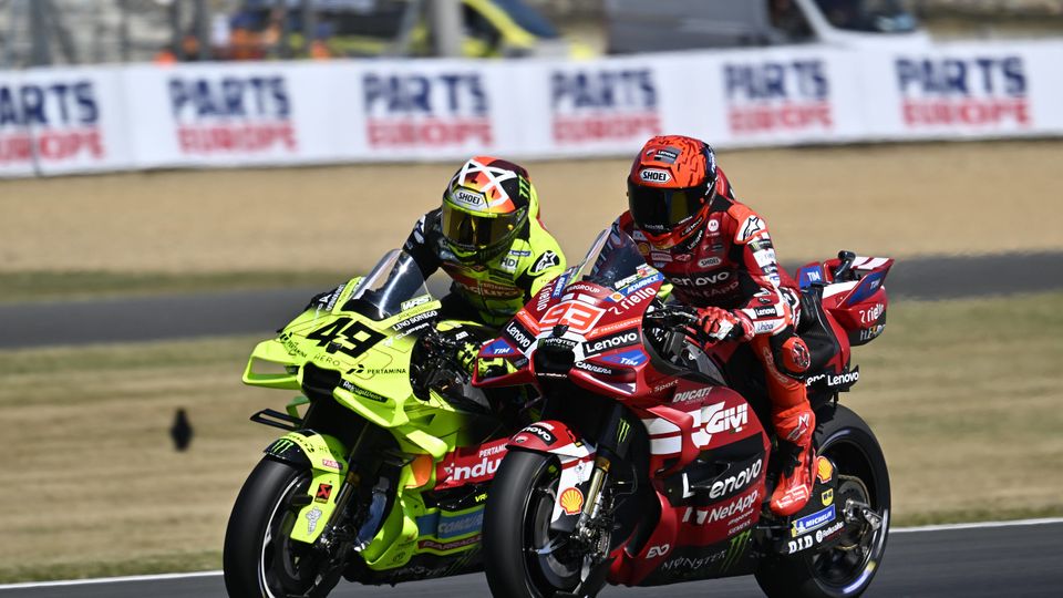 Fabio Di Giannantonio will sich im Duell mit Marc Marquez nicht zurückhalten, Foto: IMAGO / PsnewZ
