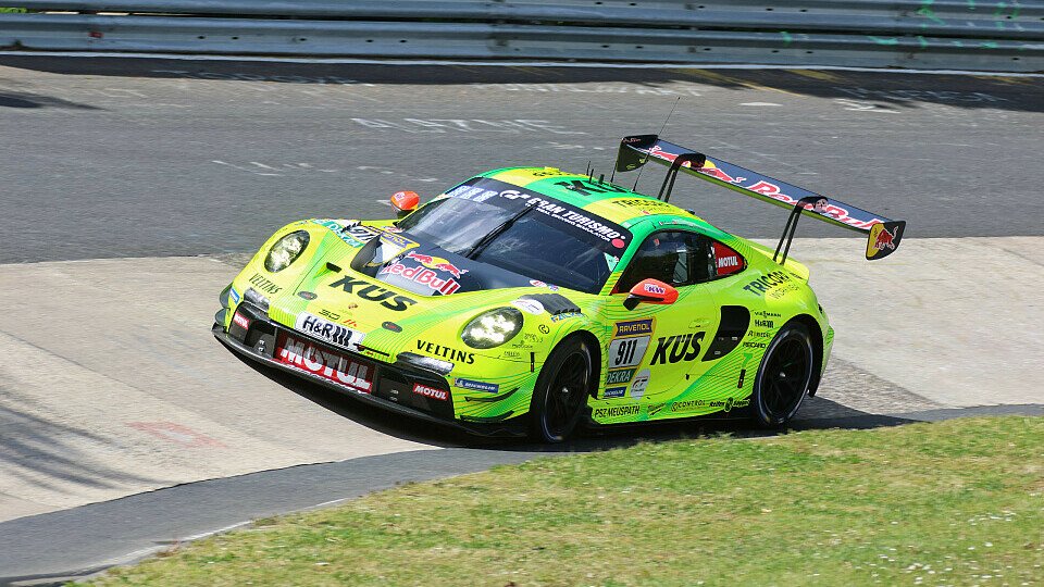 Der Porsche 911 GT3 R Evo26 von Manthey mit Estre, Güven, Preining bei den 24h Nürburgring
