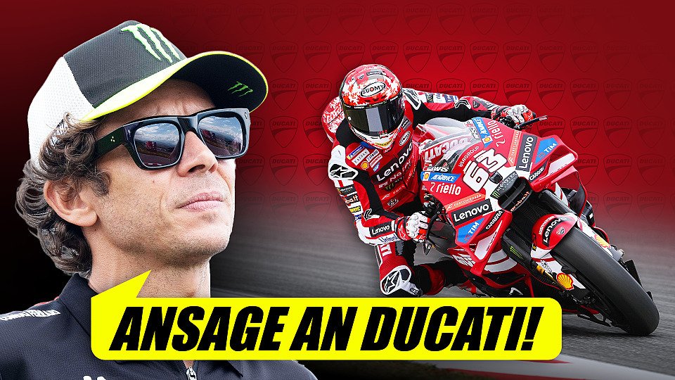 Valentino Rossi mit einer Ansage an Ducati Valentino Rossi mit einer Ansage an Ducati