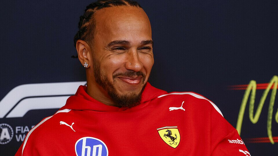 Lewis Hamilton in der FIA-Pressekonferenz Lewis Hamilton in der FIA-Pressekonferenz