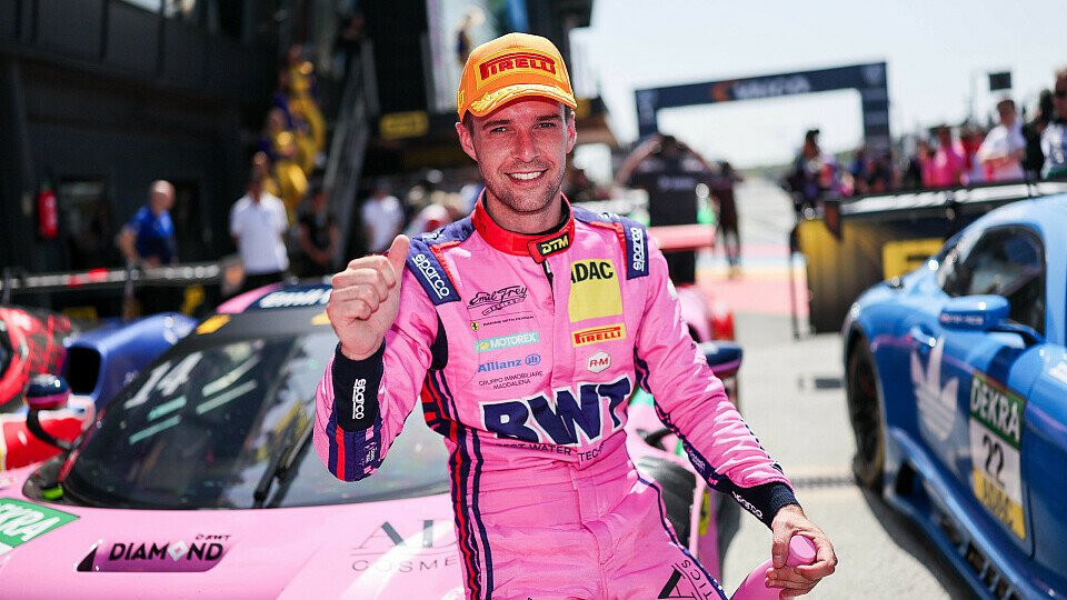 Matteo Cairoli mit seinem Emil-Frey-Ferrari Matteo Cairoli mit seinem Emil-Frey-Ferrari