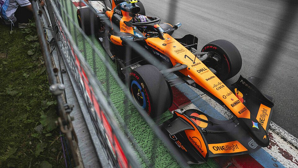 Lando Norris am Samstag bei der Formel 1 in Kanada
Lando Norris am Samstag bei der Formel 1 in Kanada