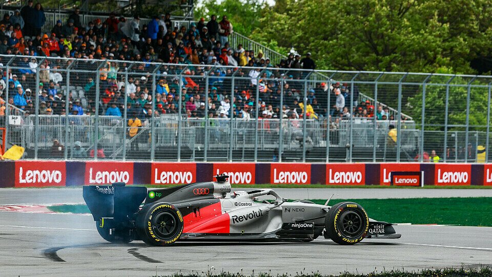 Nico Hülkenberg dreht sich beim Kanada GP 2026. Nico Hülkenberg dreht sich beim Kanada GP 2026.