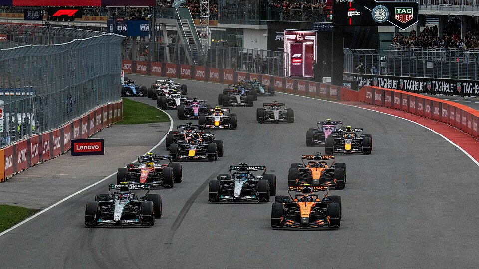 Der Start des Kanada GP 2026. Der Start des Kanada GP 2026.