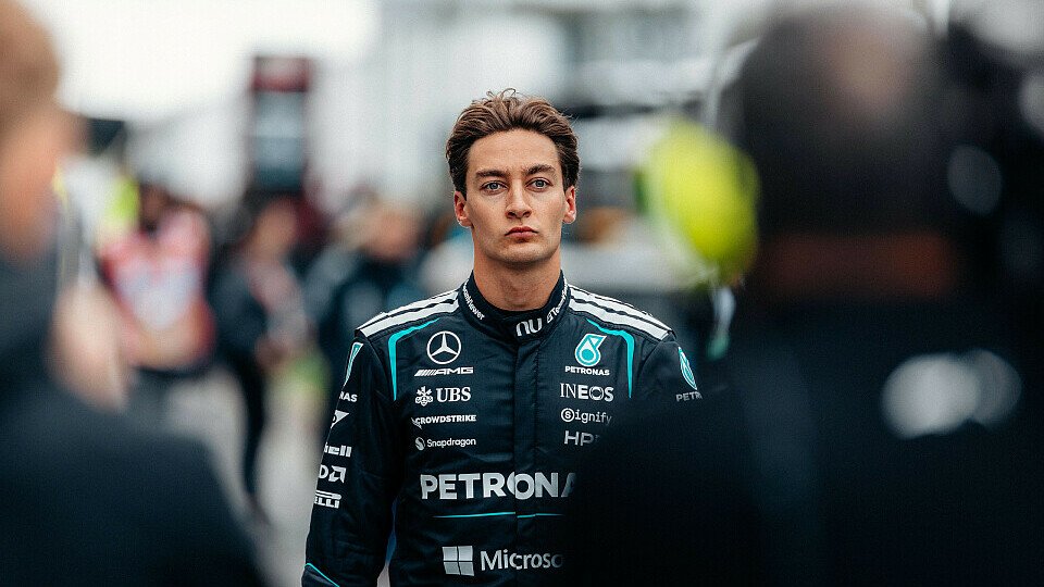 George Russell nach seinem Aus beim Kanada GP. George Russell nach seinem Aus beim Kanada GP.