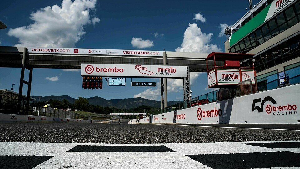 Die Startampel in Mugello