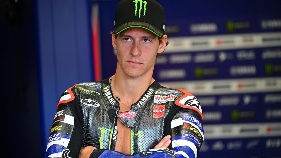 Fabio Quartararo in der Yamaha-Box Fabio Quartararo in der Yamaha-Box