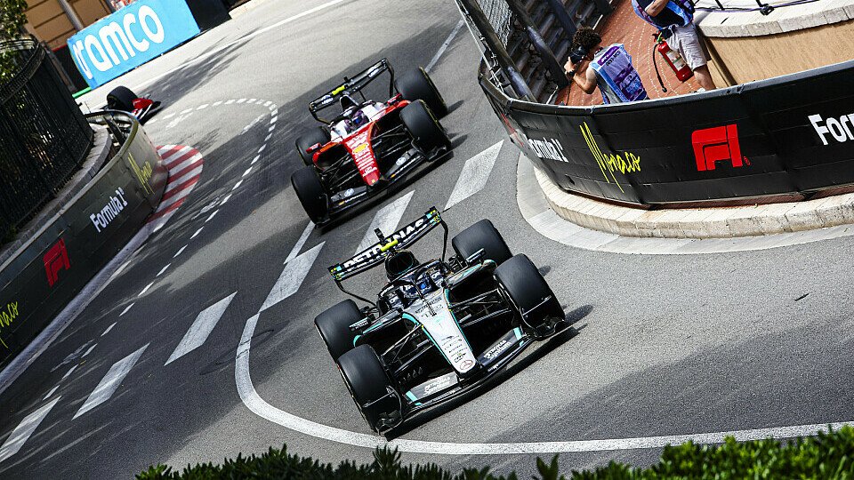 Mercedes und Ferrari hintereinander in Monaco Mercedes und Ferrari hintereinander in Monaco