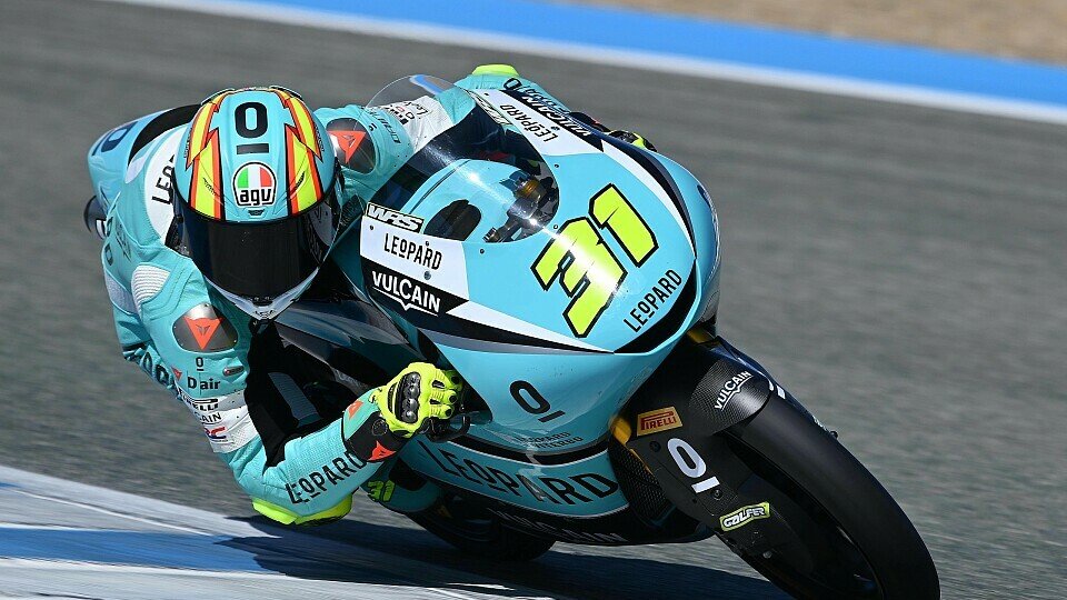Augusto Fernandez (Leopard Racing) bei den Testfahrten der Moto3 in Jerez 2026