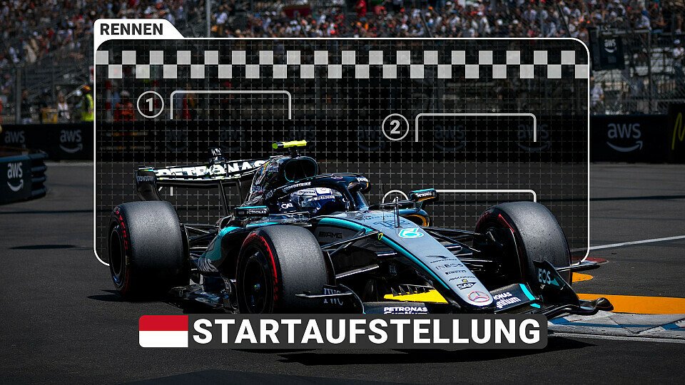 Startaufstellung zum Monaco GP