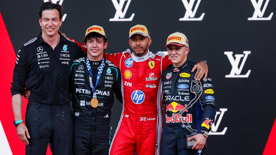 Das Podium in Monaco Das Podium in Monaco