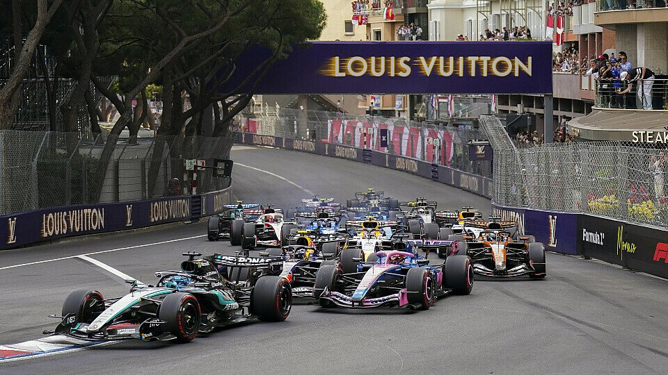 Restart beim Rennen der Formel 1 in Monaco (Monte Carlo) 2026 am Sonntag Restart beim Rennen der Formel 1 in Monaco (Monte Carlo) 2026 am Sonntag