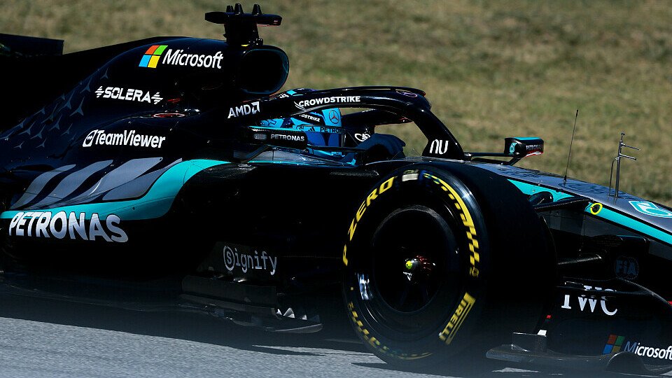 George Russell am Freitag bei der Formel 1 in Barcelona
George Russell am Freitag bei der Formel 1 in Barcelona