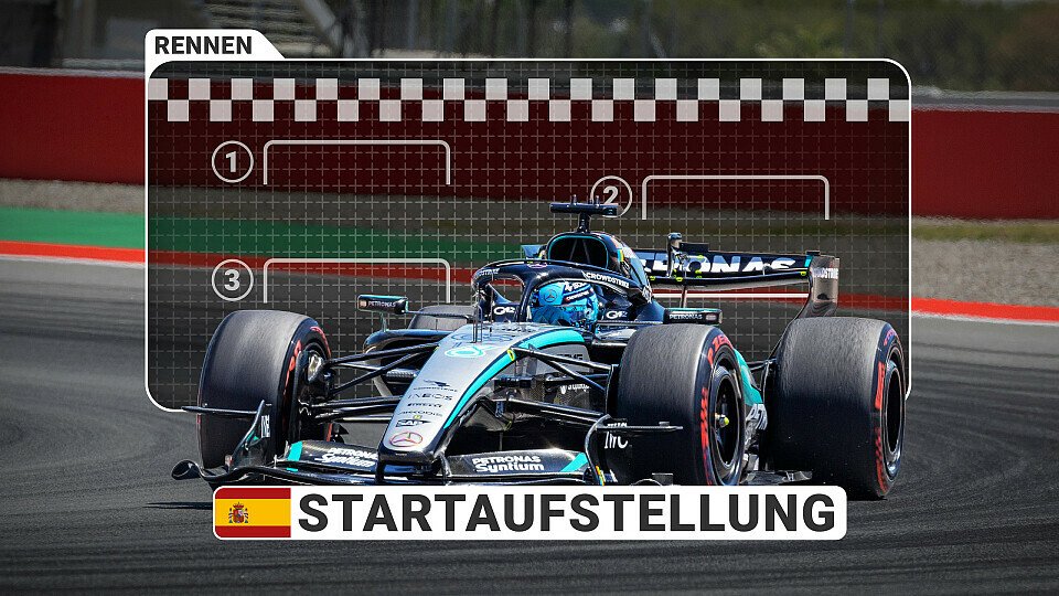 Startaufstellung zum Formel-1 rennen in Barcelona Startaufstellung zum Formel-1 rennen in Barcelona