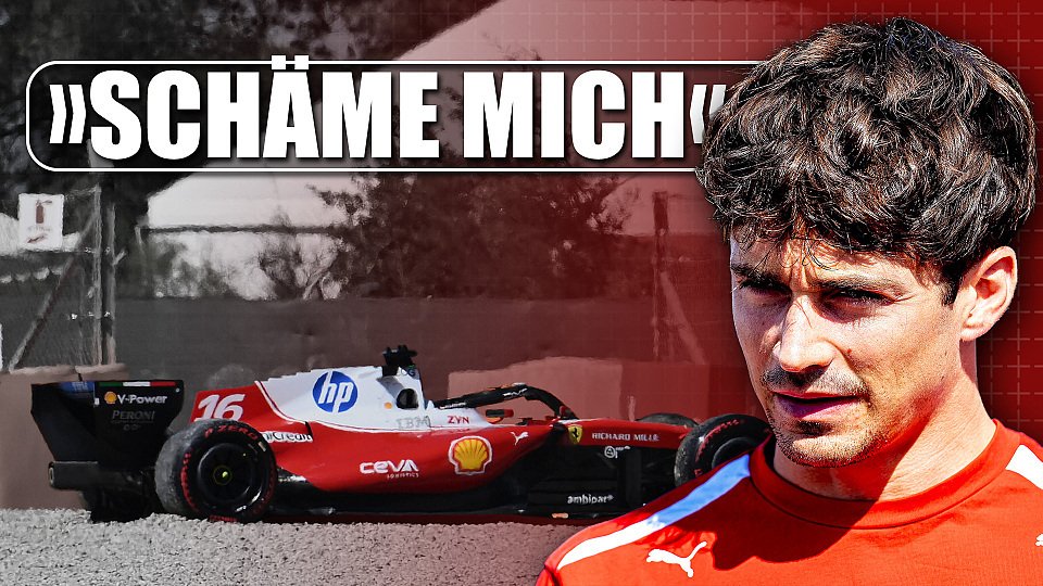Charles Leclerc schämt sich für seinen Crash im Qualifying Charles Leclerc schämt sich für seinen Crash im Qualifying