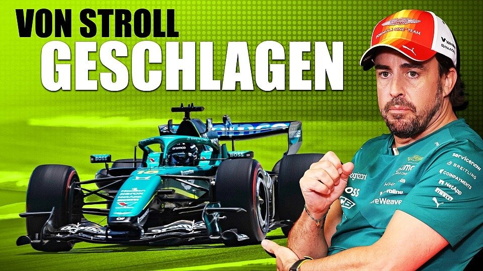 Fernando Alonso muss sich in Barcelona Lance Stroll geschlagen geben Fernando Alonso muss sich in Barcelona Lance Stroll geschlagen geben