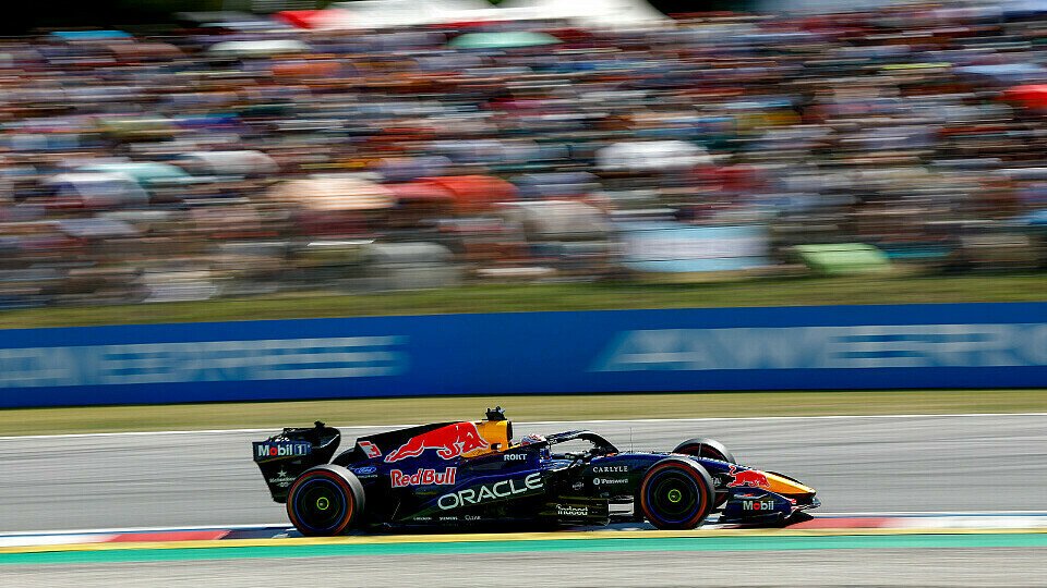 Max Verstappen auf der Strecke in Barcelona Max Verstappen auf der Strecke in Barcelona
