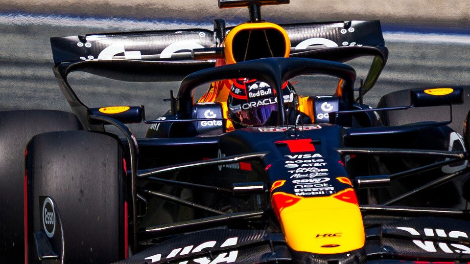 Max Verstappen im Red Bull in Spielberg