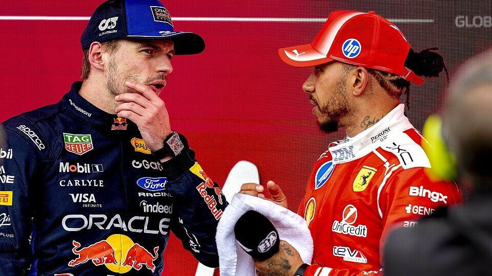 Lewis Hamilton und Max Verstappen. Lewis Hamilton und Max Verstappen.