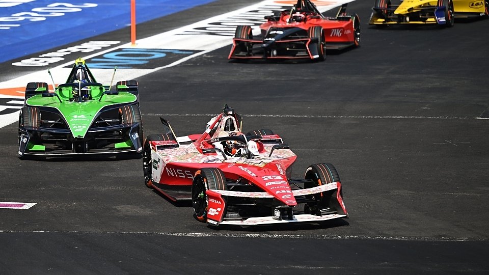 Rennszene aus der Formel-E-Saison 2025/26 Rennszene aus der Formel-E-Saison 2025/26